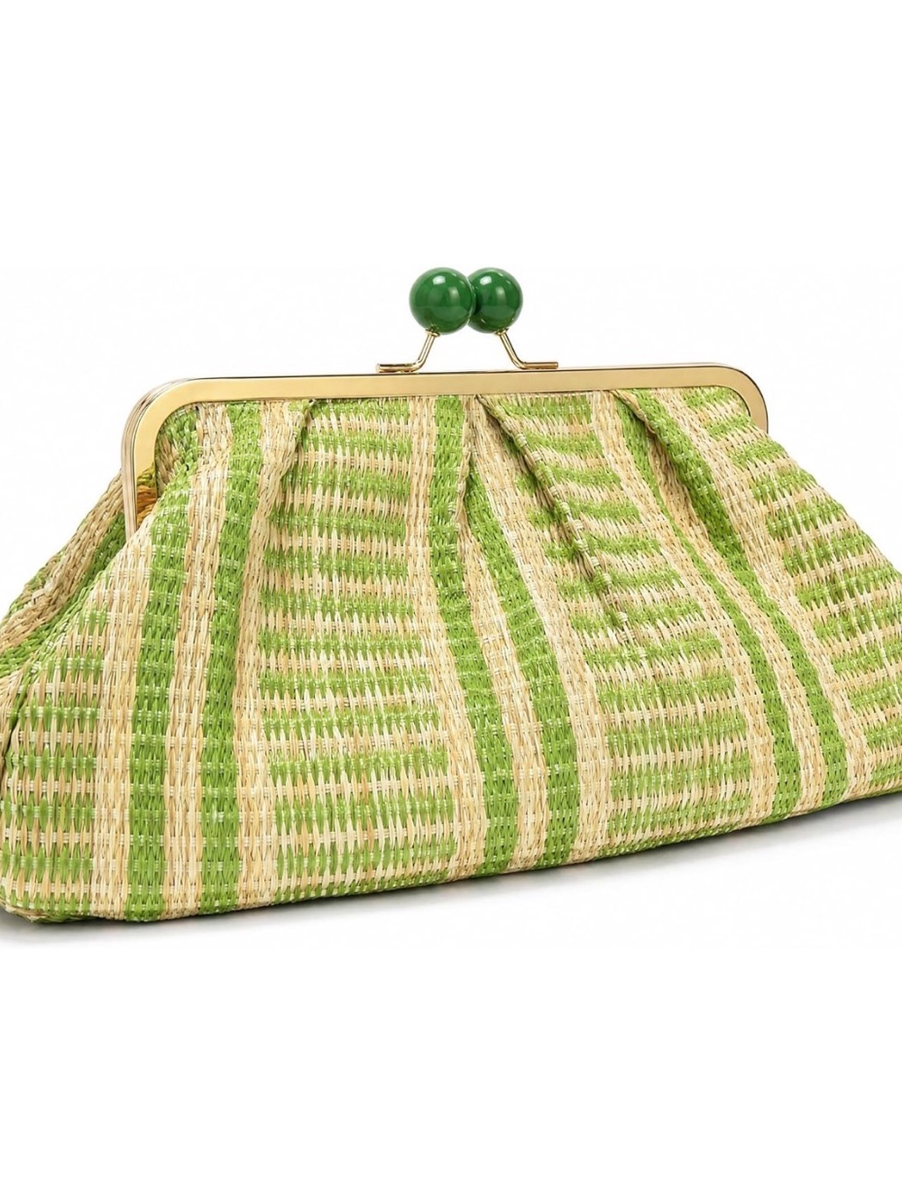 NEW Straw Clutch Purse for Women, Classic Clutch Bag